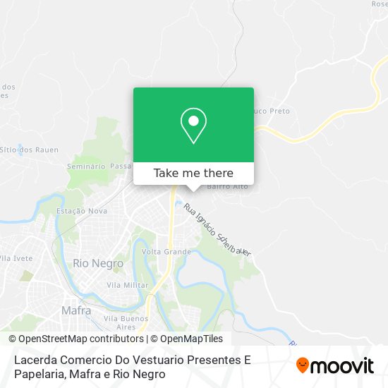 Lacerda Comercio Do Vestuario Presentes E Papelaria map