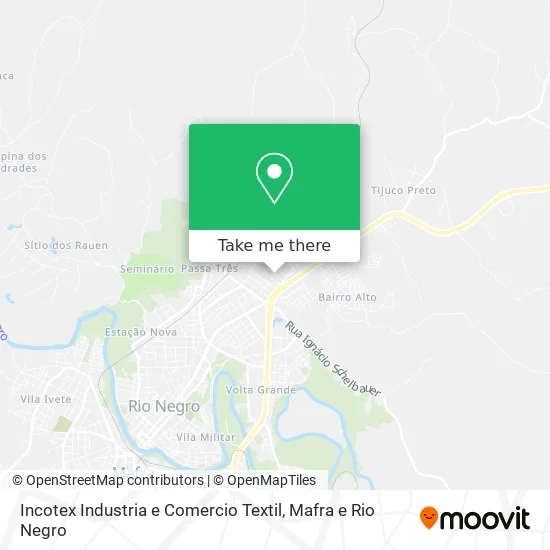 Incotex Industria e Comercio Textil map
