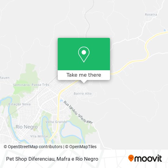 Mapa Pet Shop Diferenciau