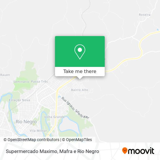 Supermercado Maximo map