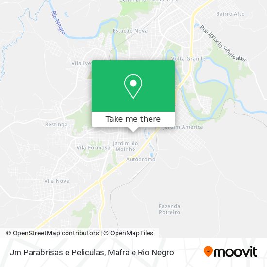 Mapa Jm Parabrisas e Peliculas