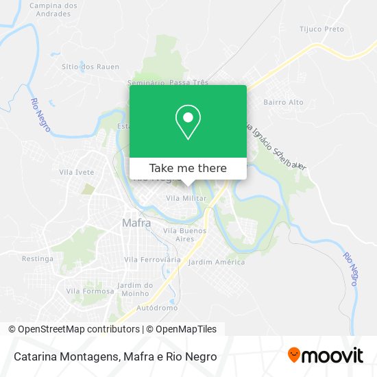 Catarina Montagens map