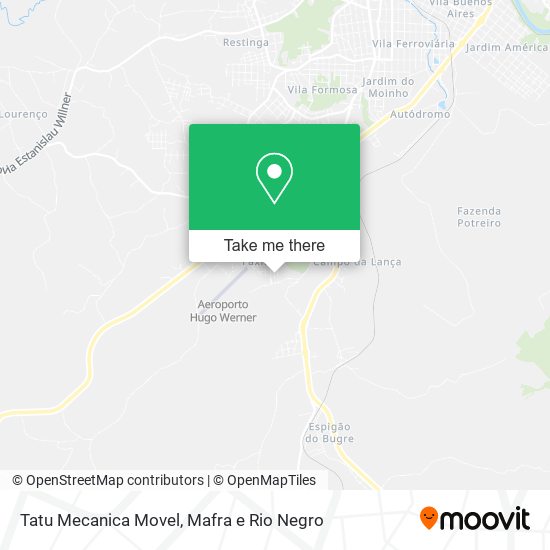 Mapa Tatu Mecanica Movel