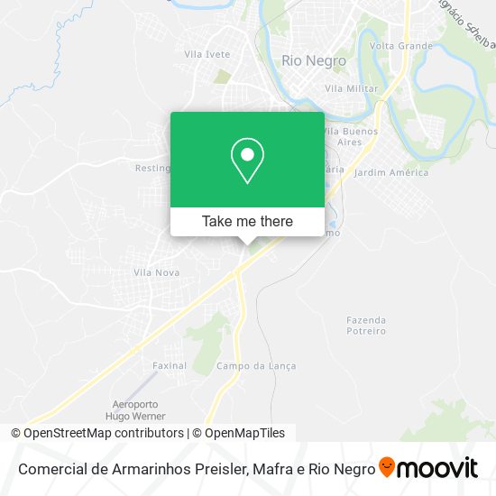 Mapa Comercial de Armarinhos Preisler