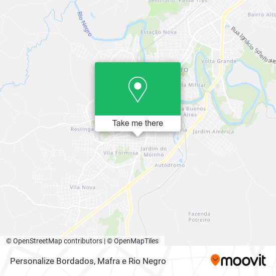 Personalize Bordados map