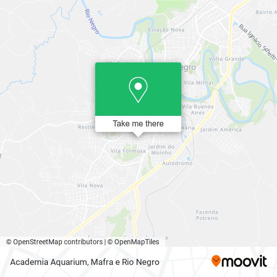 Mapa Academia Aquarium