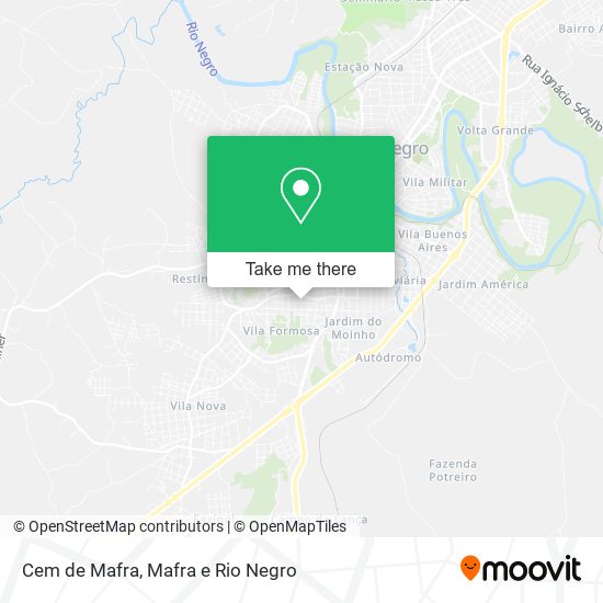 Mapa Cem de Mafra