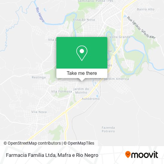 Mapa Farmacia Familia Ltda