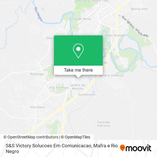 Mapa S&S Victory Solucoes Em Comunicacao