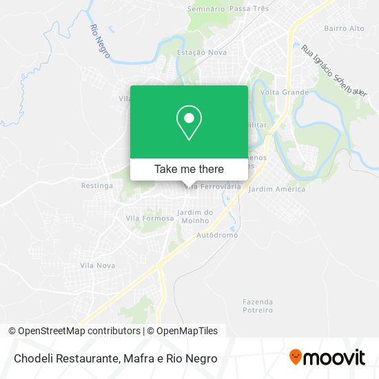 Mapa Chodeli Restaurante