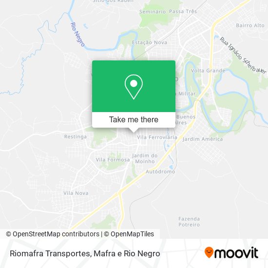 Mapa Riomafra Transportes