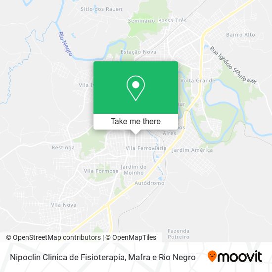 Nipoclin Clinica de Fisioterapia map