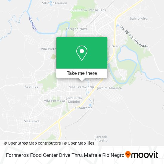 Mapa Fornneros Food Center Drive Thru