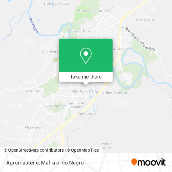 Mapa Agromaster e