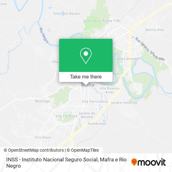 Mapa INSS - Instituto Nacional Seguro Social