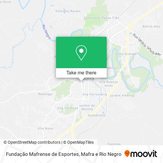 Fundação Mafrense de Esportes map