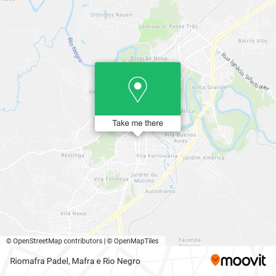 Riomafra Padel map