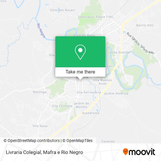 Mapa Livraria Colegial