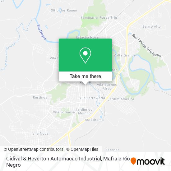 Mapa Cidival & Heverton Automacao Industrial