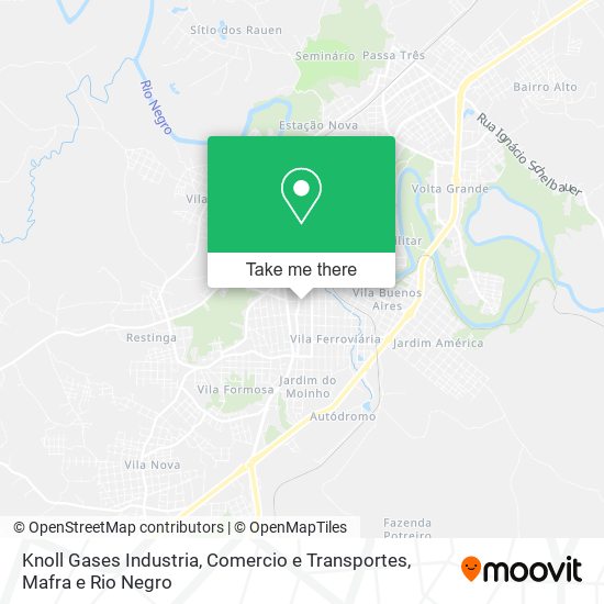 Knoll Gases Industria, Comercio e Transportes map