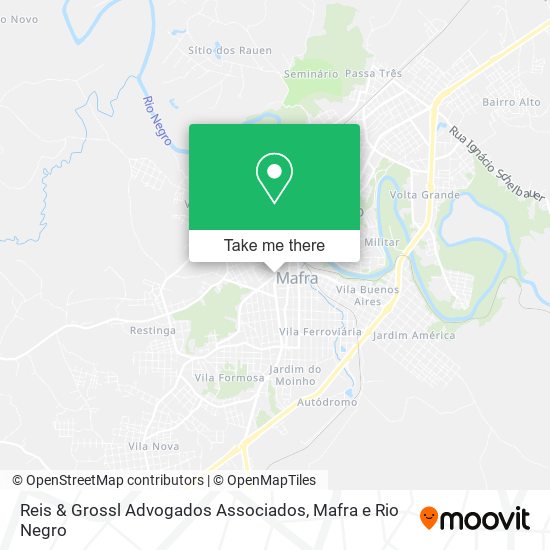 Mapa Reis & Grossl Advogados Associados