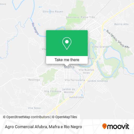Agro Comercial Afubra map