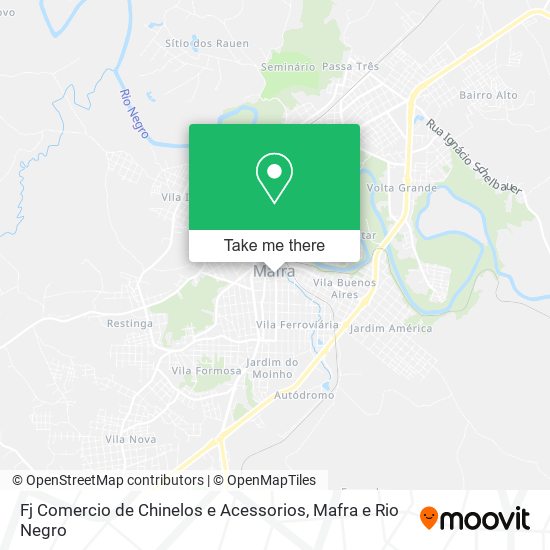 Mapa Fj Comercio de Chinelos e Acessorios