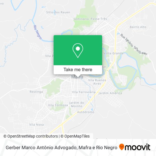 Gerber Marco Antônio Advogado map