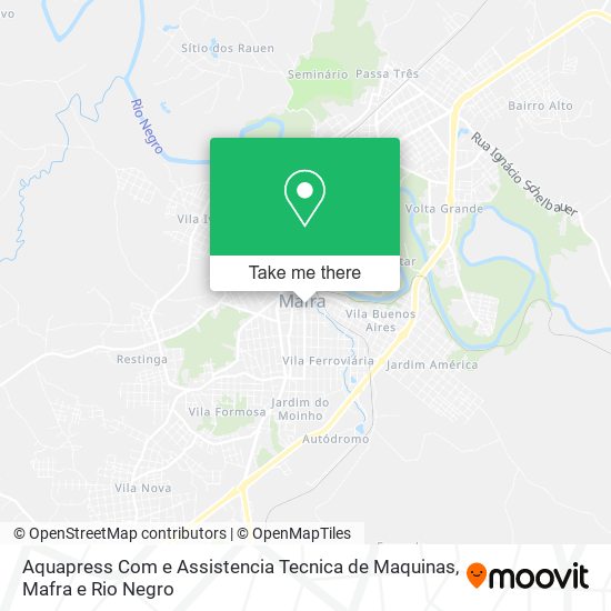 Mapa Aquapress Com e Assistencia Tecnica de Maquinas