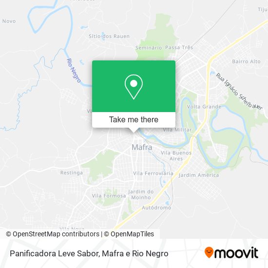 Mapa Panificadora Leve Sabor