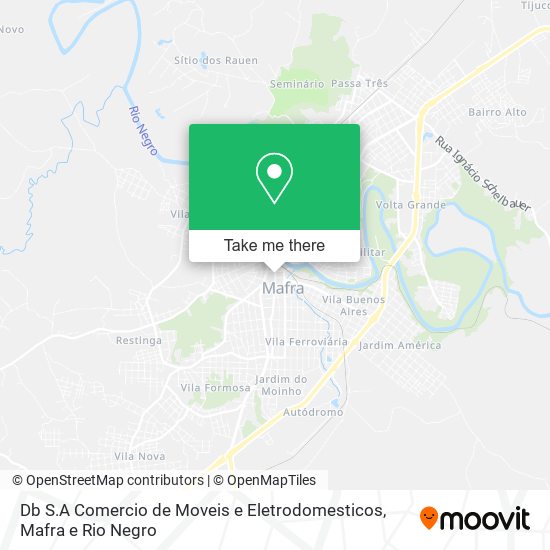 Mapa Db S.A Comercio de Moveis e Eletrodomesticos