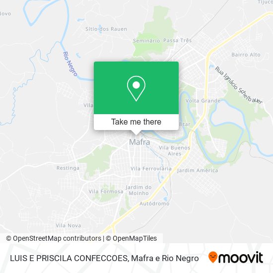 LUIS E PRISCILA CONFECCOES map