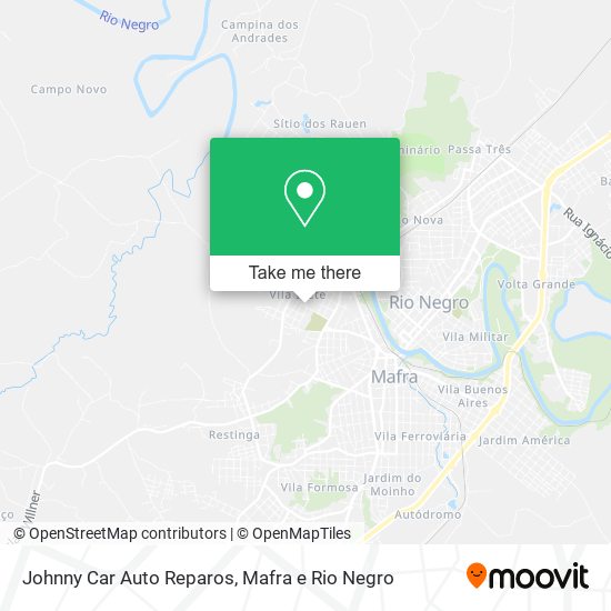 Mapa Johnny Car Auto Reparos