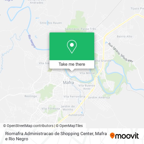 Mapa Riomafra Administracao de Shopping Center