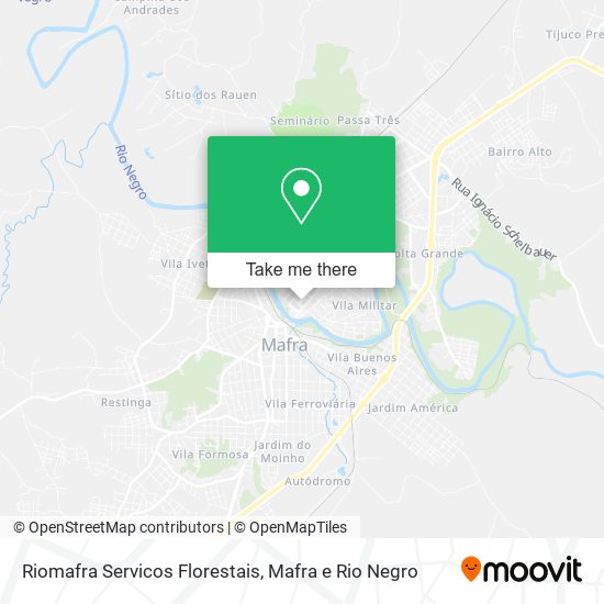 Riomafra Servicos Florestais map