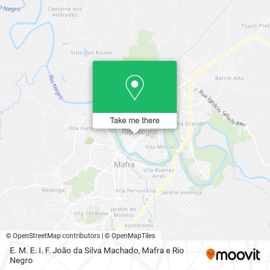 Mapa E. M. E. I. F. João da Silva Machado