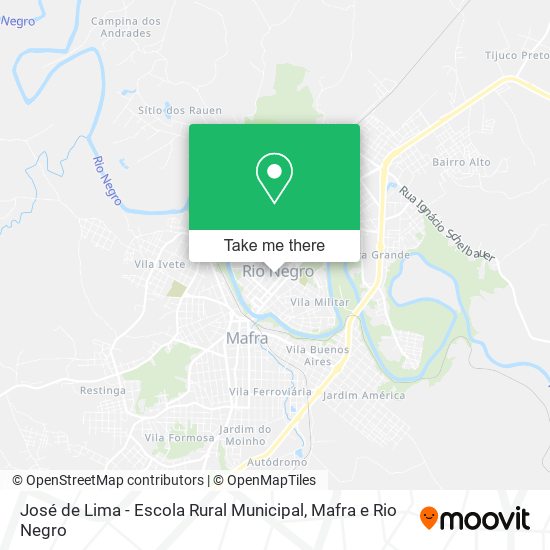 Mapa José de Lima - Escola Rural Municipal