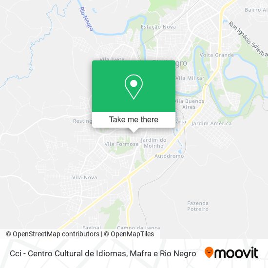 Cci - Centro Cultural de Idiomas map