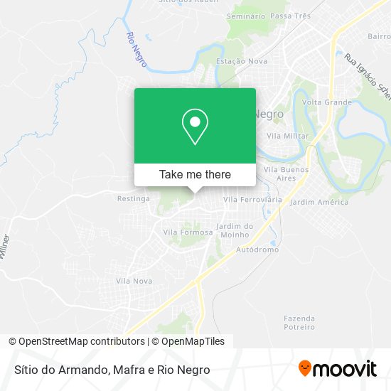 Sítio do Armando map