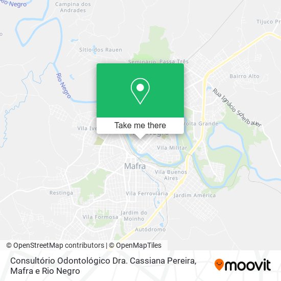 Mapa Consultório Odontológico Dra. Cassiana Pereira