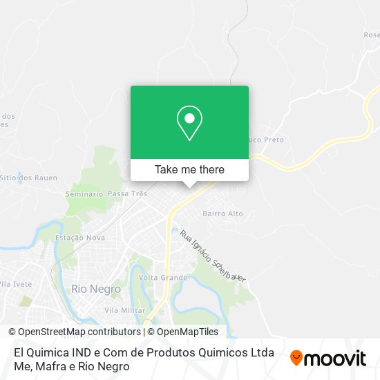 Mapa El Quimica IND e Com de Produtos Quimicos Ltda Me