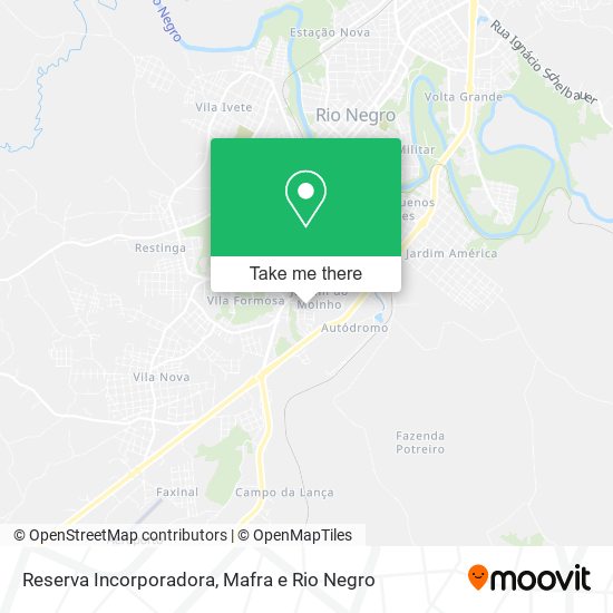 Reserva Incorporadora map