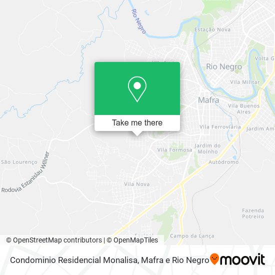 Mapa Condominio Residencial Monalisa