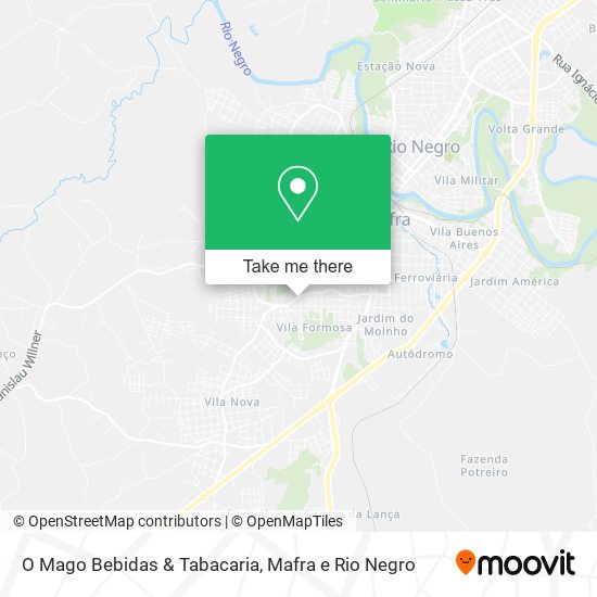 O Mago Bebidas & Tabacaria map