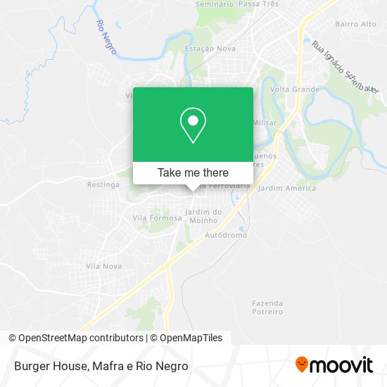 Burger House map