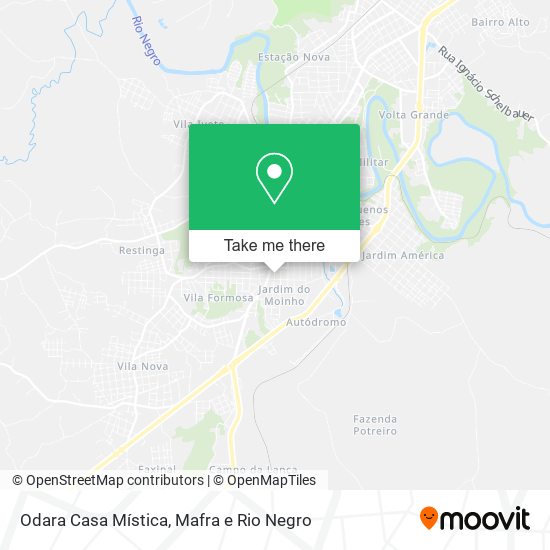 Odara Casa Mística map