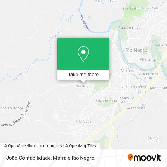 João Contabilidade map