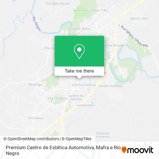 Mapa Premium Centro de Estética Automotiva