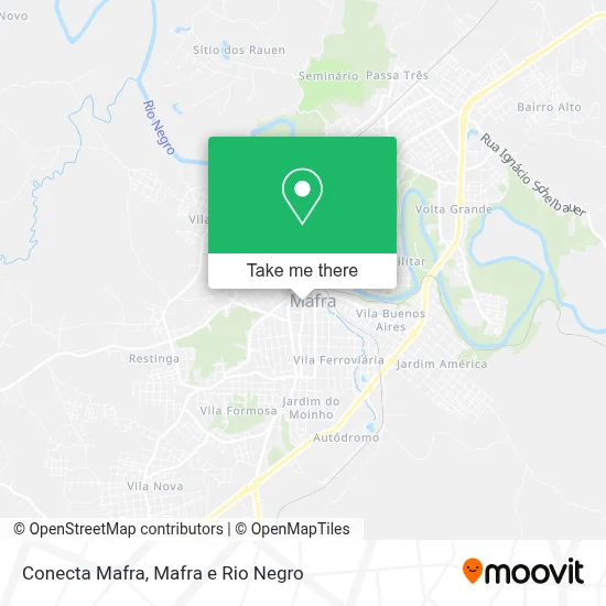 Conecta Mafra map