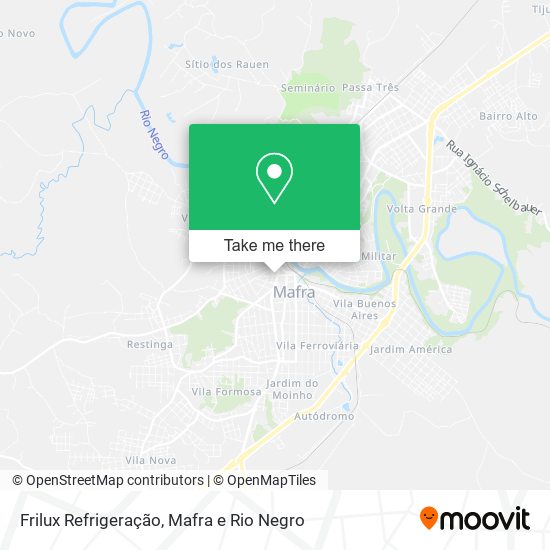 Mapa Frilux Refrigeração